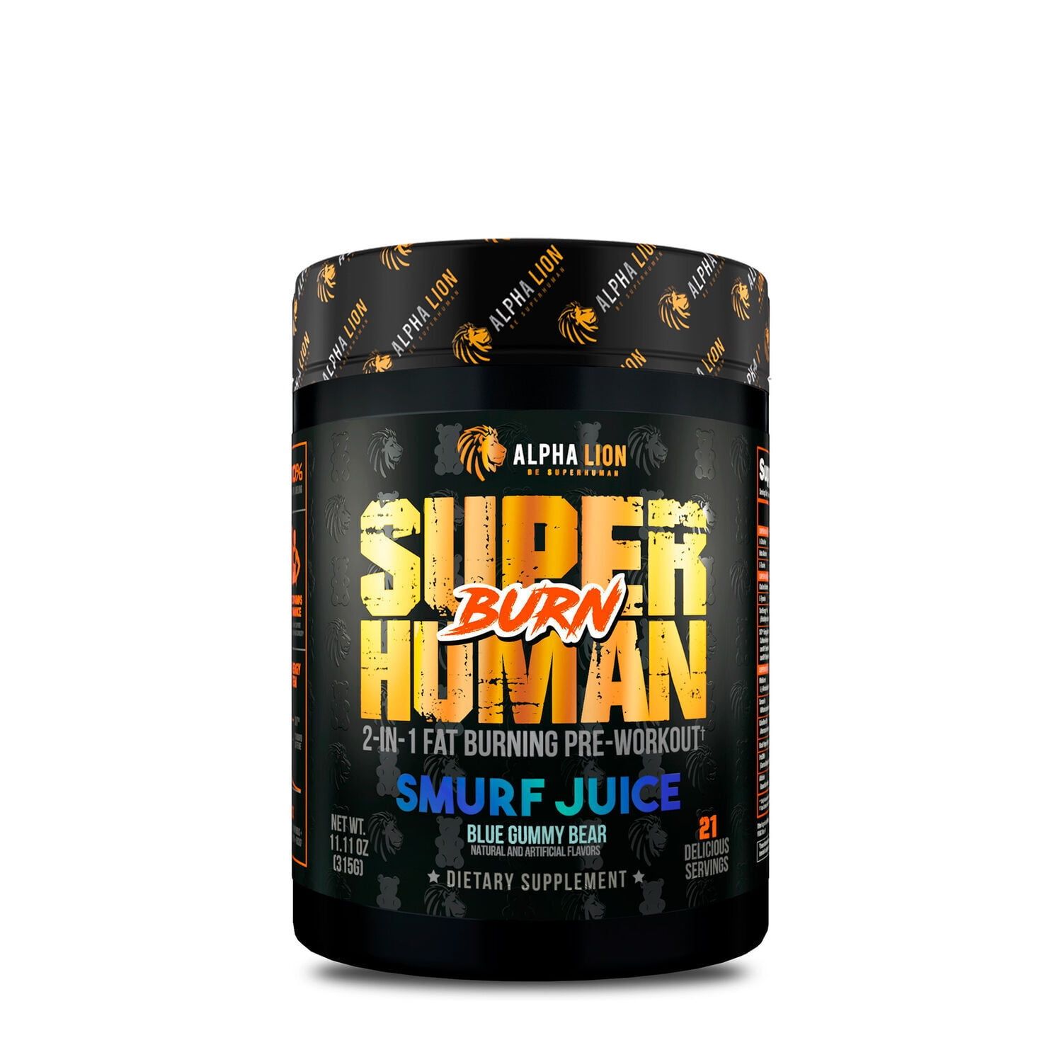 Elevate your workout experience with Alpha Lion SUPERHUMAN BURN, a top-rated pre-workout supplement that is designed to boost energy, enhance focus, and promote fat burning during exercise.