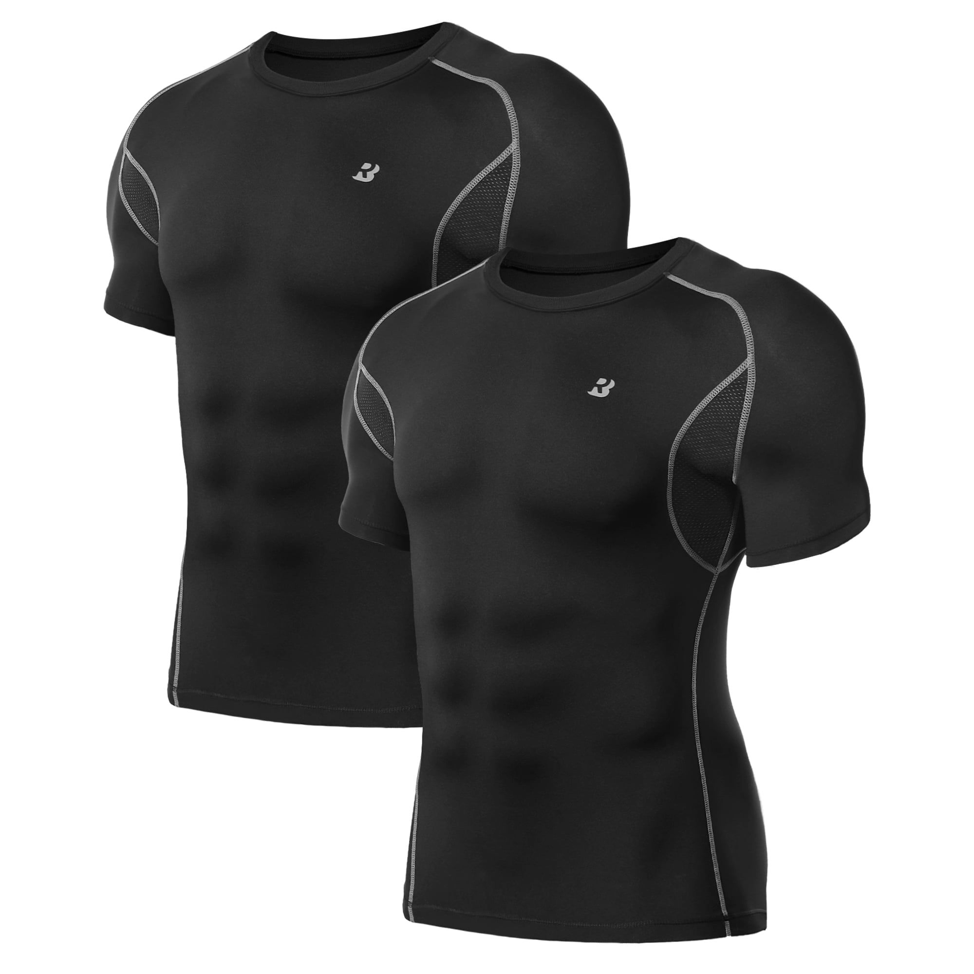 Enhance your athletic performance with our men's compression short-sleeved shirt, tailored for those passionate about sports. Crafted with premium materials featuring elastic properties, this shirt provides a tight compressive effect to reduce muscle fatigue and minimize the risk of injury.