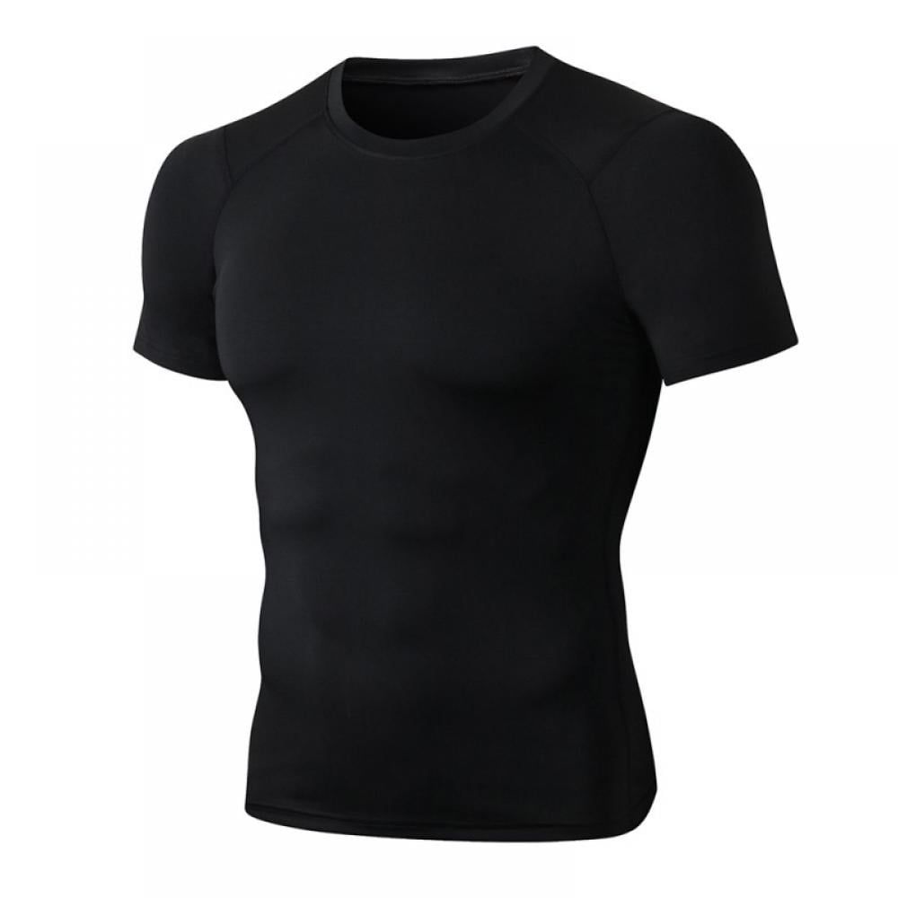 Enhance your athletic performance with Men's Short Sleeve Baselayer Cool Dry Compression T-Shirts, designed for intense workouts and running activities. Crafted with advanced fabric technology, these compression shirts offer benefits such as improved performance, enhanced comfort, and efficient moisture management.