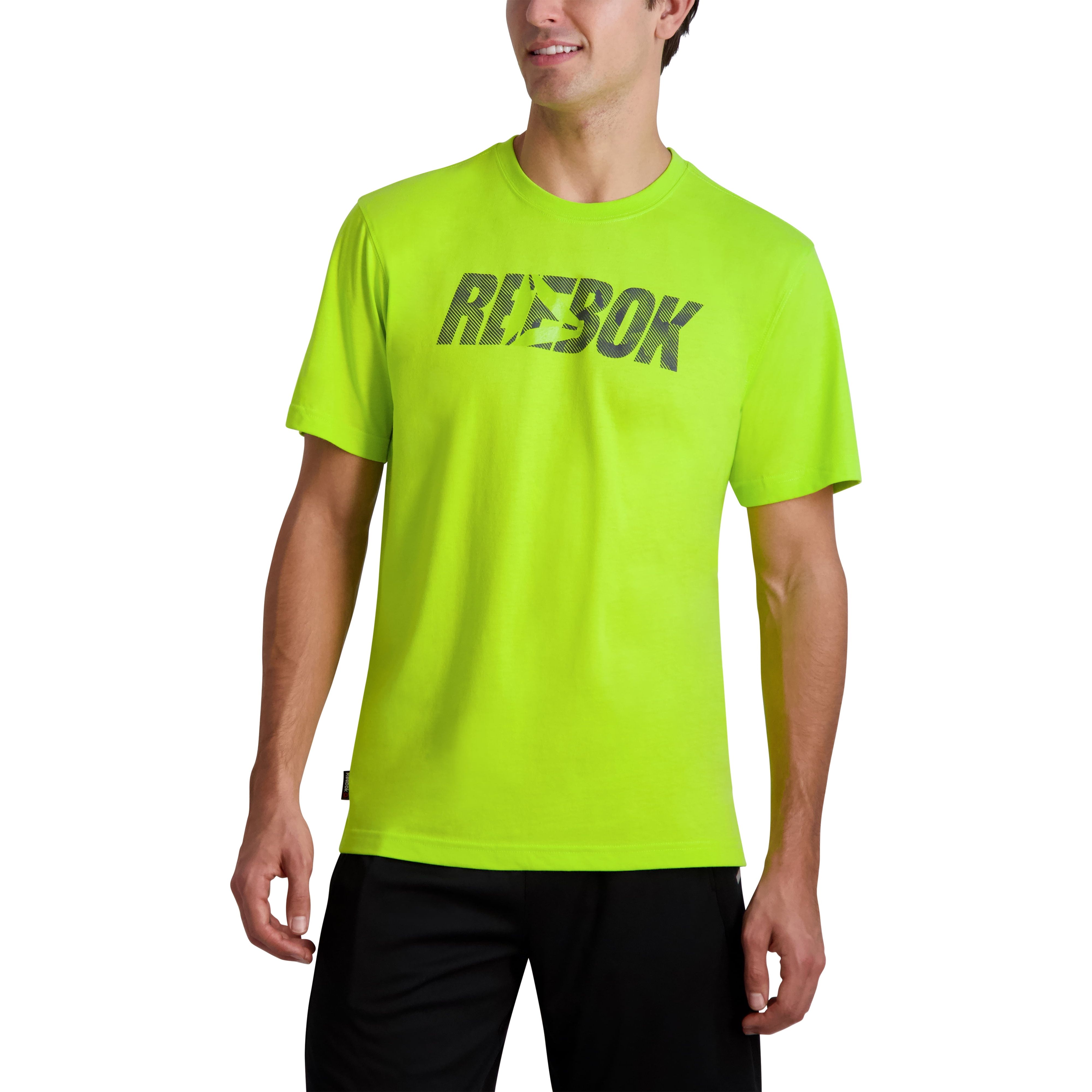 Unleash your full potential with the Reebok Men's Performance Tee, a top-tier choice for those seeking comfort and support during intense workouts. This athletic shirt is designed to keep you dry and comfortable with its advanced moisture-wicking technology, allowing you to push through your fitness routine with ease.