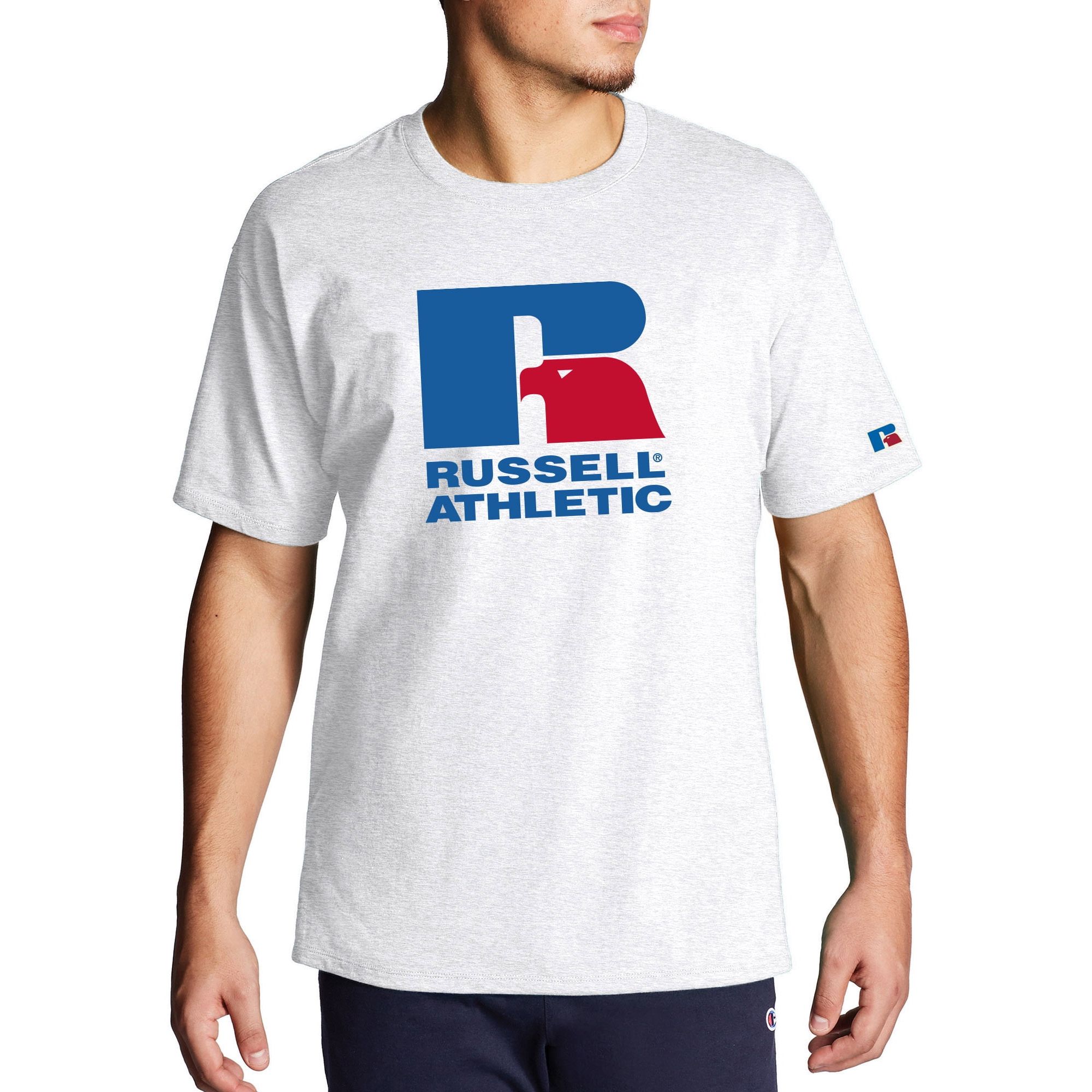 Russell Athletic presents a stylish and comfortable clothing line for men, featuring the Big & Tall Big Logo Graphic T-Shirt. Tailored for larger body frames, this shirt comes in sizes ranging from LT to 6XL, ensuring a perfect fit for everyone.