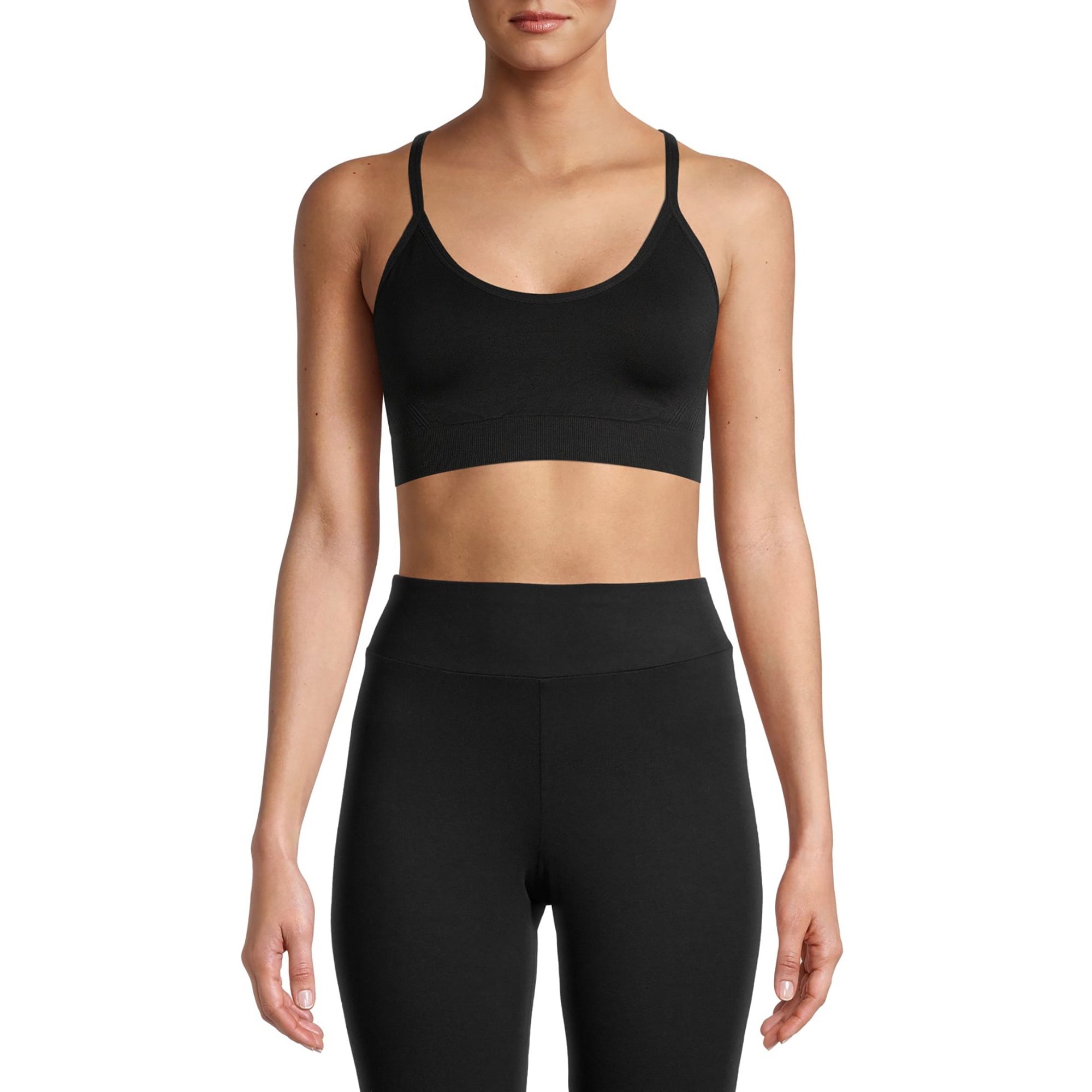 Avia Women's Low Support Seamless Cami Sports Bra is the go-to choice for active women looking for reliable comfort and support during their workouts. Perfect for low-impact activities like yoga and Pilates, this sports bra features a seamless design to prevent chafing and enhance overall comfort.