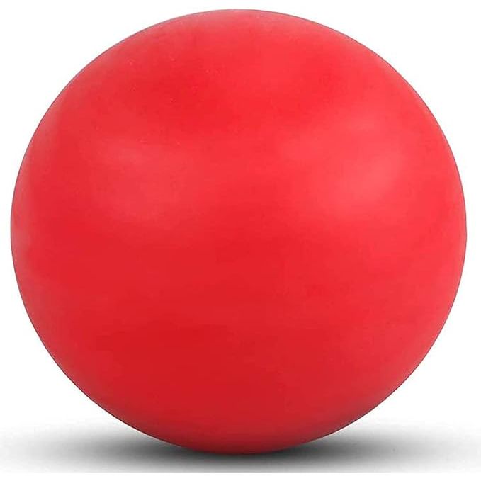 Introducing our Red Massage Lacrosse Ball, the ultimate tool for custom trigger point massage right in the comfort of your own home. This package includes one 2.5" x 2.5" ball that is made of high-quality rubber, ensuring its durability and providing you with a smooth and comfortable massage experience.