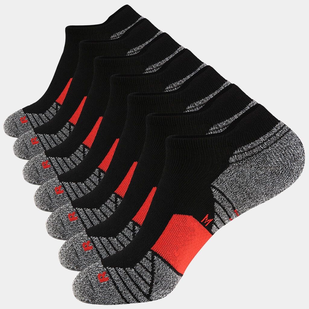 Upgrade your running gear with the WANDER Men's Athletic Thick Cushion Running Socks, a must-have for any active individual seeking comfort, support, and protection during physical activities. This pack of seven pairs is designed to meet the unique demands of athletes, crafted from high-quality materials that ensure durability and breathability.