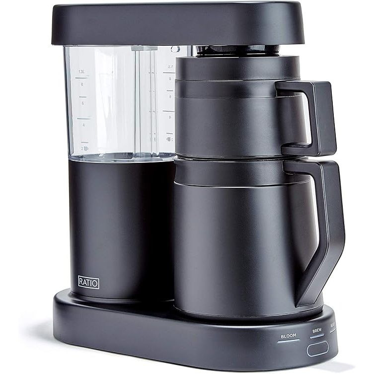 Experience the perfect blend of style and functionality with the Ratio Six Coffee Maker in Matte Black. This innovative coffee brewing device is meticulously designed to deliver a delightful brewing experience every time. Its modern and sleek matte black finish ensures it seamlessly complements any kitchen decor.