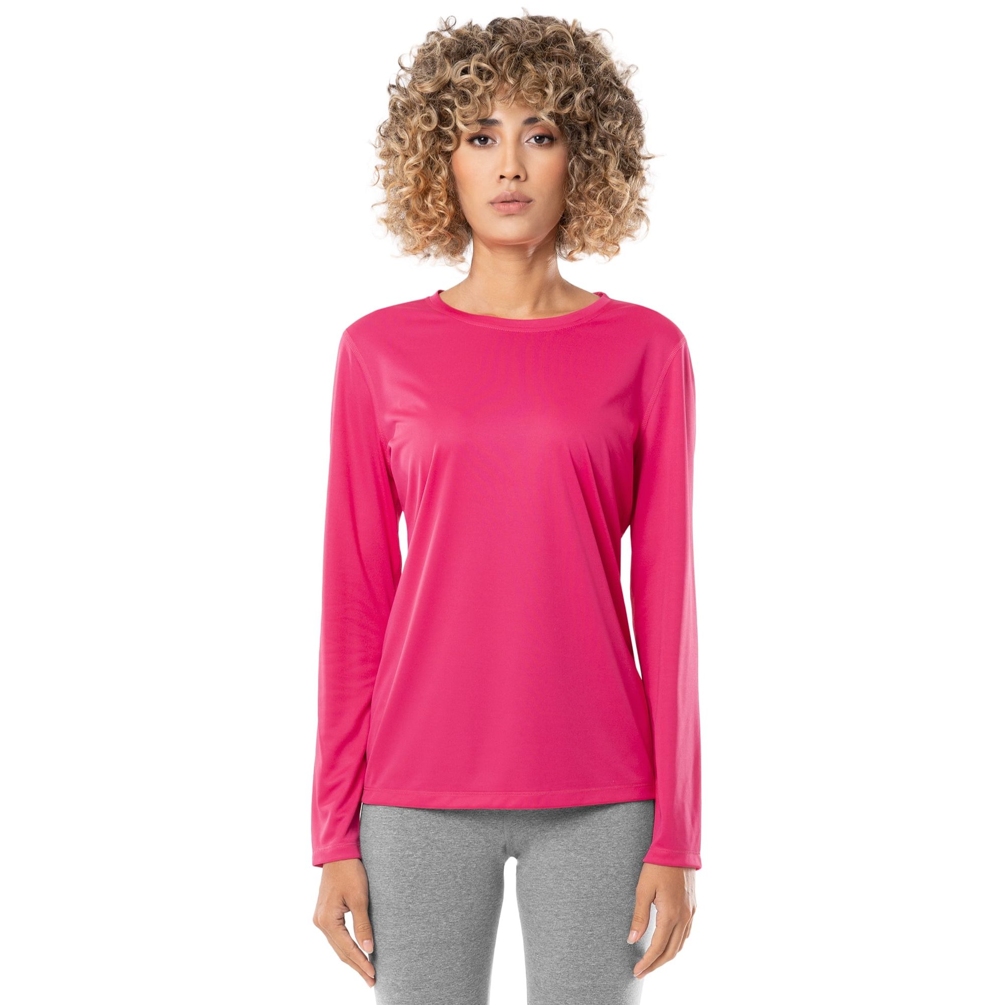 Stay active and comfortable with the Athletic Works Women Active Moisture Wicking Long Sleeve T-Shirt. This versatile athletic garment is designed specifically for women, available in sizes XS to XXXL to ensure a perfect fit for every body type.