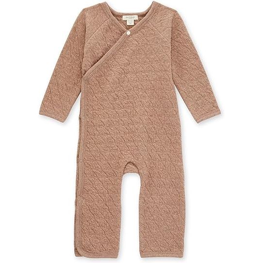 Burt's Bees Baby is a popular brand known for its high-quality and eco-friendly baby clothing. One of their featured products is a baby-boy romper jumpsuit, made from 100% organic cotton material.