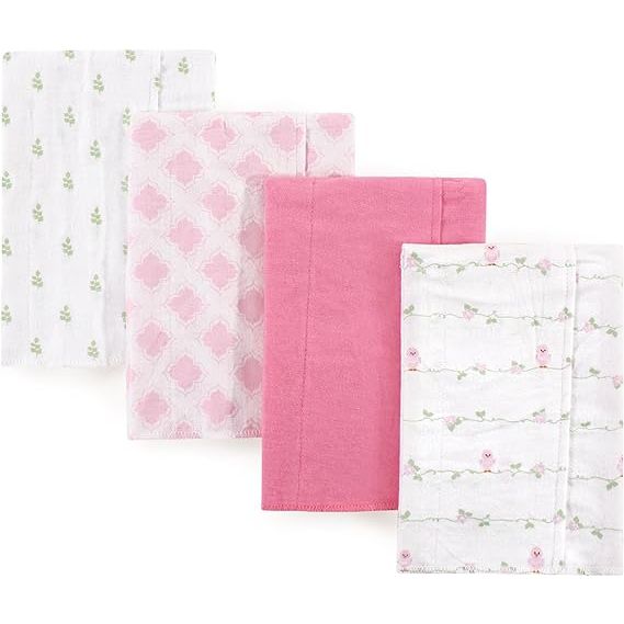 Luvable Friends Unisex Baby Cotton Flannel Burp Cloths are a versatile and practical accessory for new parents. Made from soft and absorbent cotton flannel, these burp cloths are designed to keep baby clean during feeding or playtime.
The burp cloths come in a unisex bird pattern, suitable for both boys and girls.