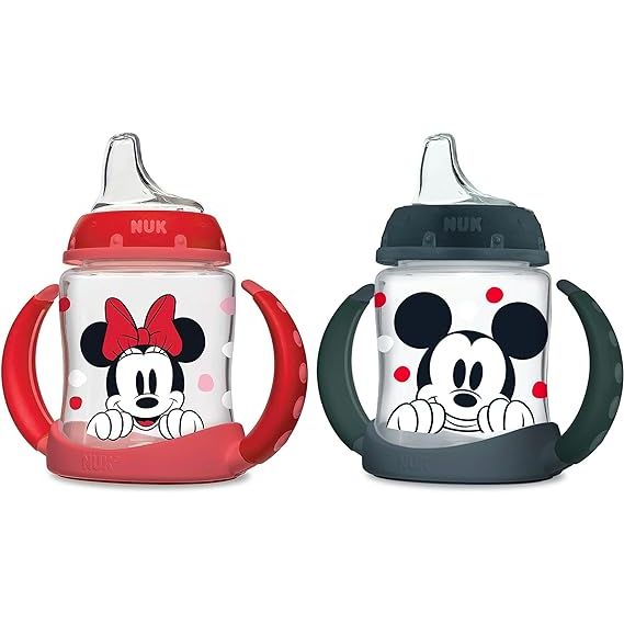 1 NUK Learner Cup, 5oz, 2-Pack, Disney Mickey and Minnie