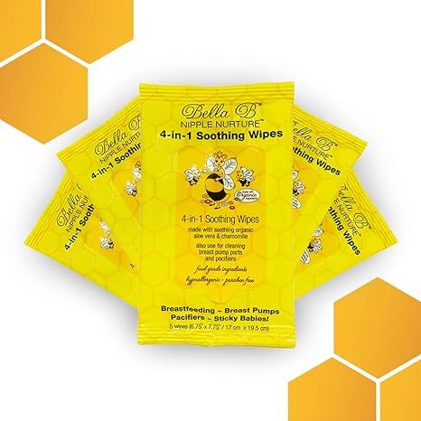 Breastfeeding and taking care of your baby's needs require proper hygiene and cleanliness. There are numerous products available in the market that cater to the various aspects of baby care, including the BELLA B Nipple Nurture 4-in-1 Soothing Wipes Bundle 5 Count 5 Pack.