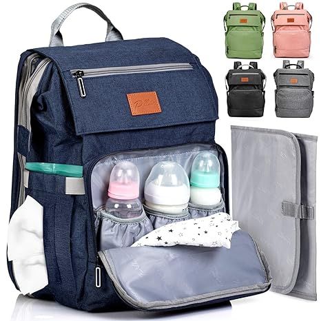 Introducing the Versatile Diaper Bag, the ultimate outdoor convenience for parents with kids. This 4-in-1 multifunction backpack is not only spacious enough to carry all your baby items and newborn essentials, but it also offers a compact and organized design.