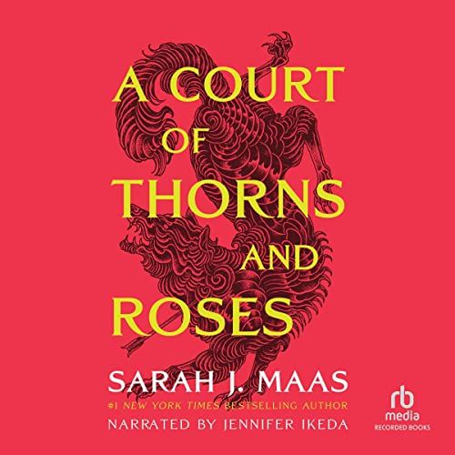 "A Court of Thorns and Roses" is a fantasy novel written by Sarah J. Maas, narrated by Jennifer Ikeda and published by Recorded Books. It is the first book in a popular series of the same name. The story follows a young huntress named Feyre who kills a wolf in the woods, but soon discovers that the animal was a faerie. As punishment, she is taken to the faerie realm of Prythian and forced to live with the mysterious High Lord of the Spring Court, Tamlin. Feyre soon finds herself caught in a dangerous and complex web of politics, romance, and dark forces that threaten both the human and faerie realms. With its blend of action, romance, and fantastical elements, this book has captivated readers worldwide. Jennifer Ikeda offers a captivating narrating experience in the Recorded Books audiobook version. Description by ChatGPT.