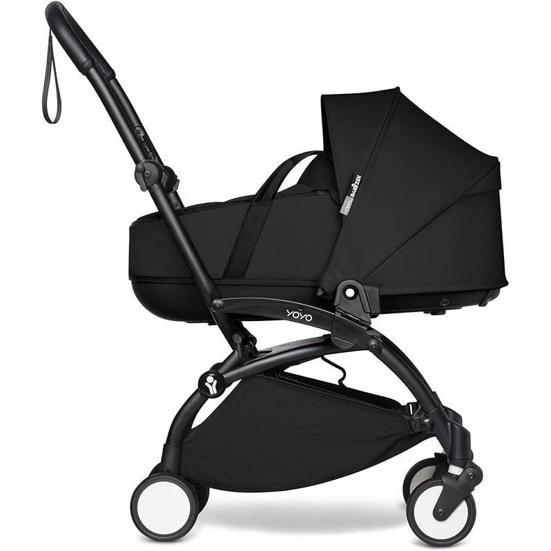 The Babyzen YOYO2 Frame + Bassinet is a high-quality and versatile stroller system designed for newborns and infants. It features a lightweight and compact frame, making it easy to maneuver and transport. The black color gives it a sleek and stylish look.