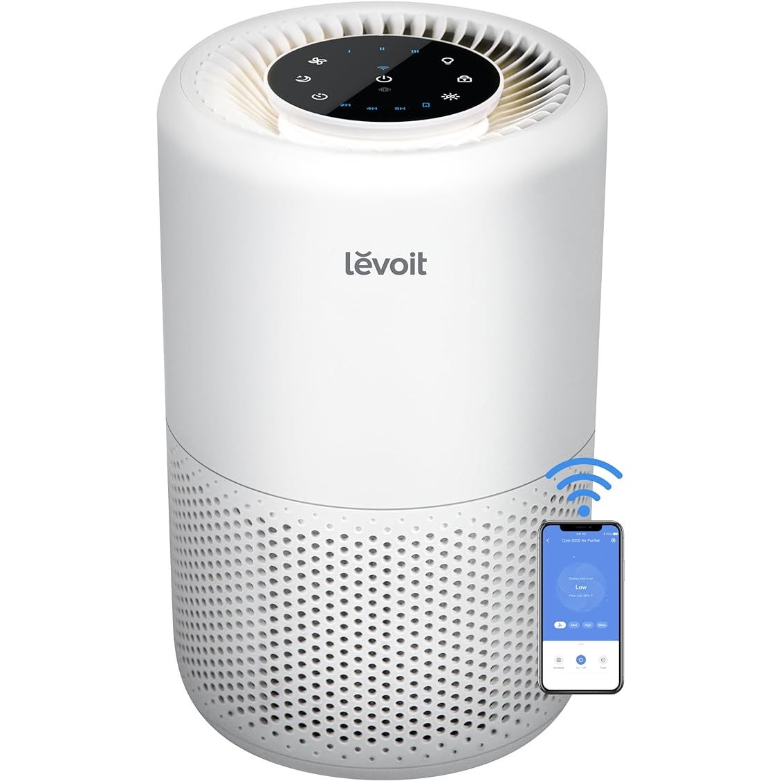 The Levoit Core 200S air purifier is an ozone-free solution for clean, fresh air in your home. Unlike other air purifiers, the Core 200S avoids using UV-C light, which can be harmful to Asthma sufferers and pets.