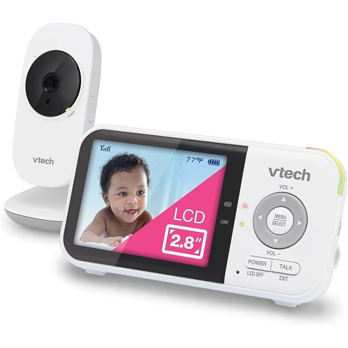 The VTech VM819 Video Baby Monitor is a reliable and convenient device designed to keep an eye on your baby from a distance. With a impressive 19-hour battery life, this monitor allows you to monitor your little one without worrying about constant recharging.