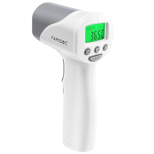 The Medical Grade Clinical Forehead Thermometer is an infrared thermometer designed for accurate and non-contact temperature measurement. It features a digital LCD display that provides clear and easy-to-read results. This thermometer is particularly suitable for babies, kids, and adults due to its professional precision.