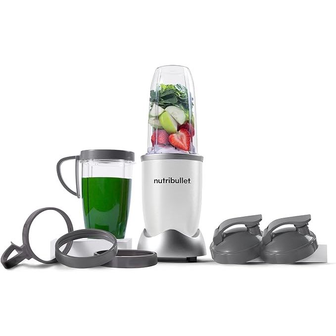 Experience the ultimate blending power with the NutriBullet Pro, a game-changer in the world of kitchen appliances. Boasting a 900-watt motor and powerful stainless steel Extractor blades, this blender is designed to effortlessly blend tough whole foods into delicious shakes, smoothies, and nut butters.