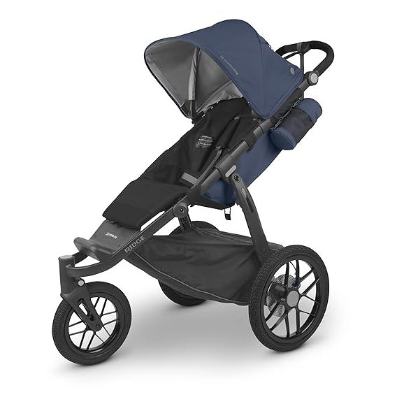 Introducing the UPPAbaby Ridge Stroller, a revolutionary product designed for ultimate convenience and comfort. With its never flat tires, you'll never have to worry about inflating them or carrying around an air pump.