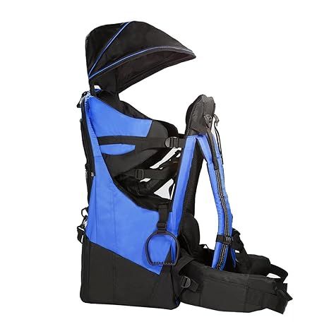 Experience the ultimate convenience and comfort with the ClevrPlus Deluxe Adjustable Baby Carrier, perfect for outdoor enthusiasts looking to bring their little one along for the adventure.