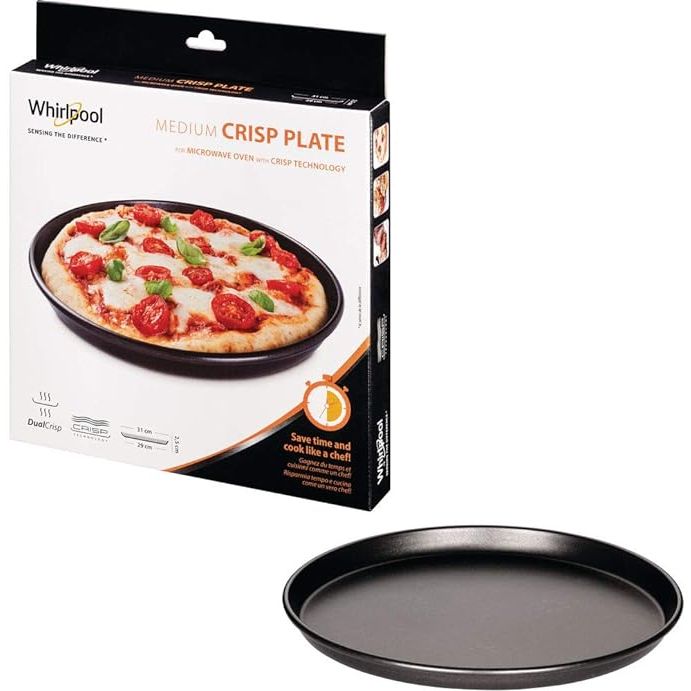 Enhance your microwave cooking experience with the Whirlpool AVM290 Microwave Accessory. Specifically designed for microwaves with a 29 cm diameter, this crisp plate is also compatible with Bauknecht microwaves of the same size. Achieve perfectly crispy and evenly cooked foods with this high-quality accessory.