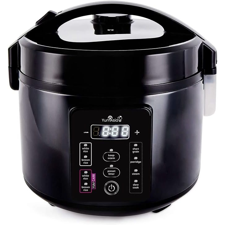 Experience effortless rice cooking with the Yum Asia Kumo YumCarb Rice Cooker. Equipped with advanced fuzzy logic technology, this versatile appliance adjusts cooking time and temperature for perfect results every time.