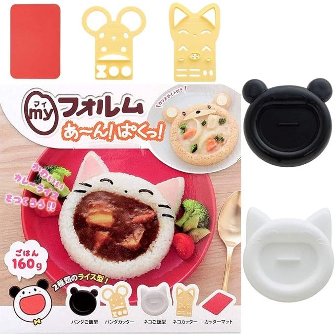 Bring a touch of whimsy to your meals with our charming animal-shaped rice molds! Made from durable polypropylene, these molds feature fun designs like cute cat and panda characters that are sure to delight. The included ABS press makes shaping the rice balls a breeze, while the silicone rubber mat ensures easy removal without any sticking.