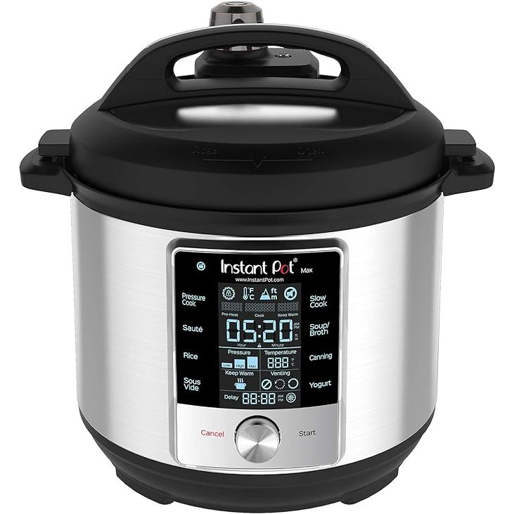 Experience the ultimate convenience in your kitchen with the Instant Pot Max 6 Quart Multi-use Electric Pressure Cooker. This versatile appliance features a 15psi pressure cooking function that reduces cooking time by up to 70%, making meal preparation a breeze.