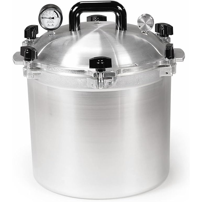 The All American 1930 Pressure Cooker + Canner is a must-have for home canning enthusiasts looking for a safe and easy solution. With pressure canning being the recommended method by the USDA for preserving meat, vegetables, and fruits, this product offers peace of mind.