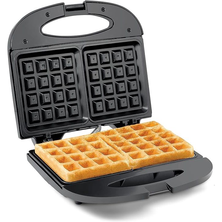 The Elite Gourmet EWM-2207# Electric Waffle Maker Iron is a must-have kitchen appliance for those who love delicious treats. Its non-stick surface ensures easy cleaning and food release, while its 2-slice capacity allows for quick and efficient waffle-making.