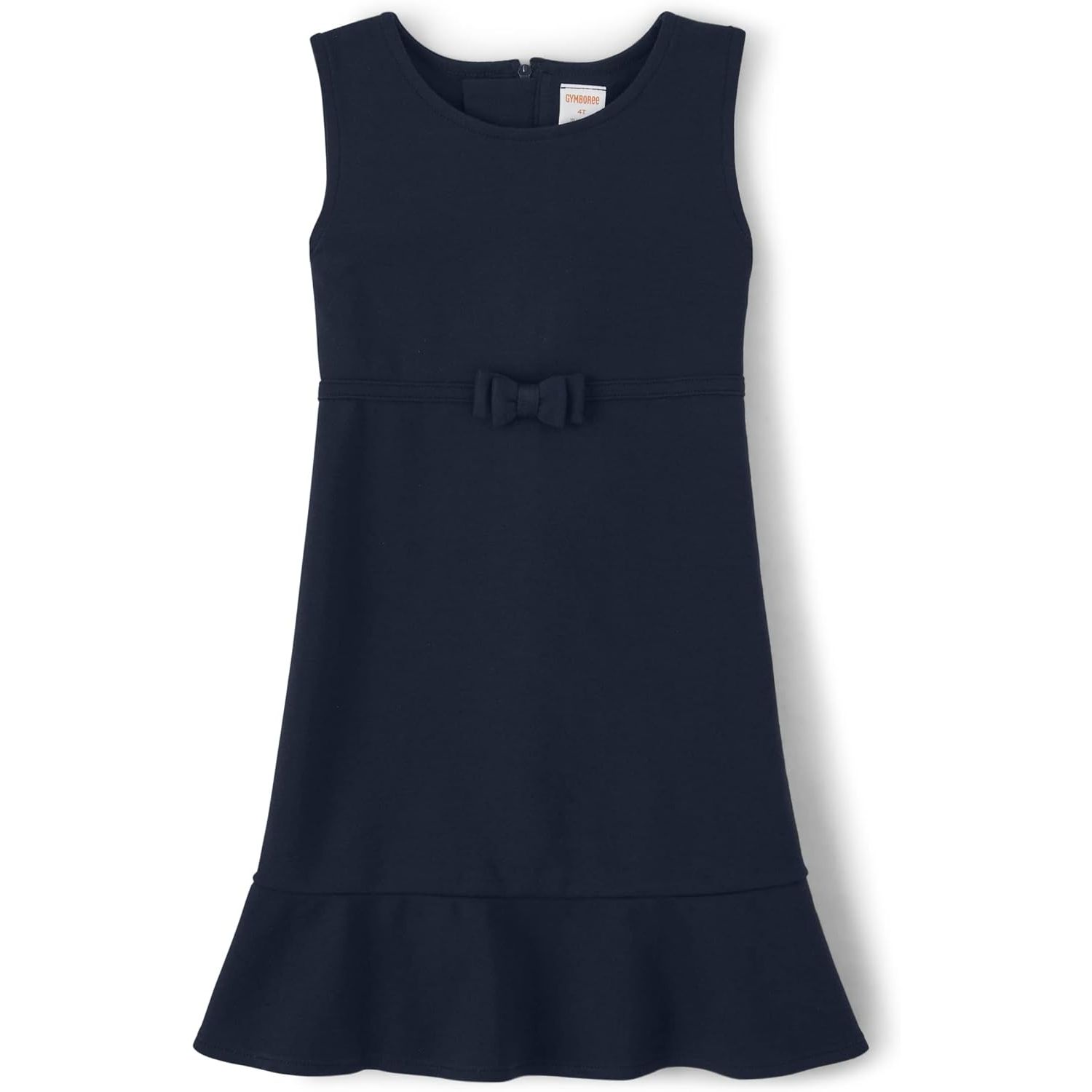 The Gymboree Girls and Toddler Sleeveless Ponte Knit Jumper Dress is a stylish and versatile piece of clothing for girls and toddlers. Made from durable and comfortable ponte knit fabric, this dress is perfect for all-day wear. The sleeveless design allows for easy movement and flexibility, making it great for playtime or special occasions.