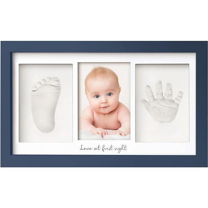 The Baby Hand and Footprint Kit is a unique and special way for parents to preserve and display their baby's tiny hand and footprints. This kit includes everything needed to create a lasting keepsake, including a no-mess ink pad and high-quality frame for displaying the finished prints.