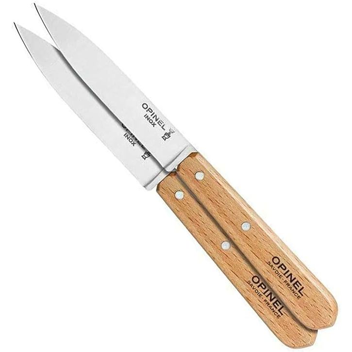 Enhance your kitchen experience with the Opinel No. 112 Paring Knives 2 Piece Set, crafted from high carbon steel for exceptional durability and edge retention. Perfect for daily meal prep tasks like chopping and slicing, these knives also boast sustainably harvested beechwood handles that ensure both style and comfort.