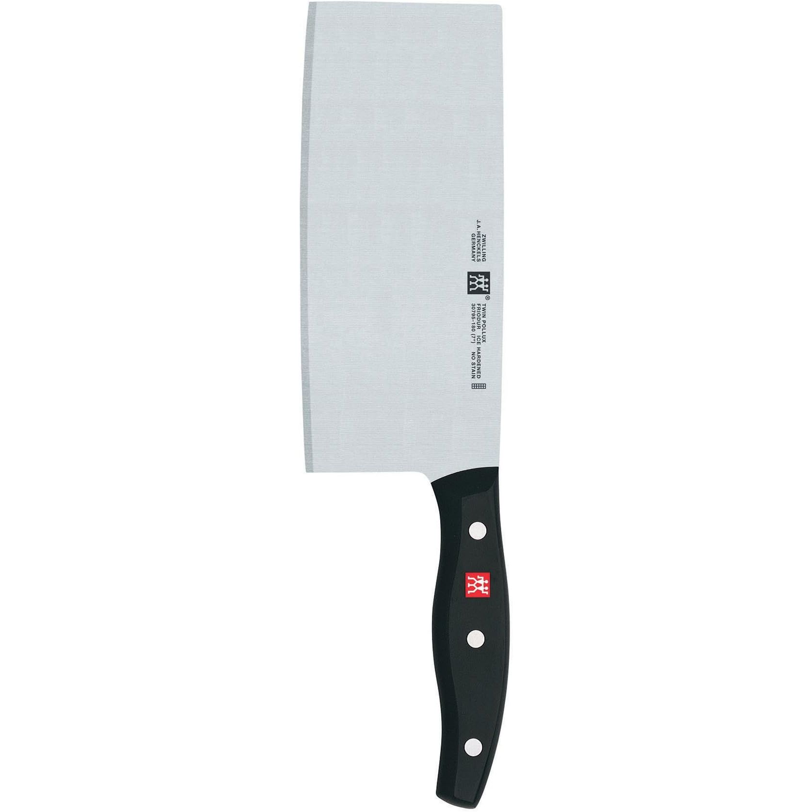 Enhance your culinary skills with the ZWILLING Twin Signature 7-inch Chinese Vegetable Cleaver, a precision-crafted kitchen knife perfect for slicing, chopping, and dicing vegetables. Crafted from a special formula steel honed over 300 years, this razor-sharp blade ensures top-notch quality and durability.