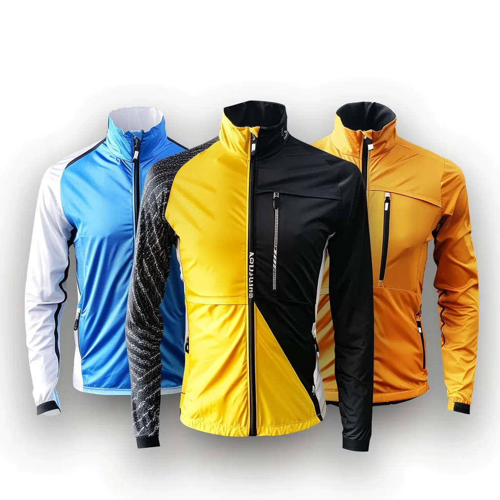 Elevate your outdoor workouts with our collection of stylish and functional running and cycling jackets for men. Designed to provide the perfect balance of warmth and ventilation, these lightweight jackets are ideal for intense workouts or leisurely rides.