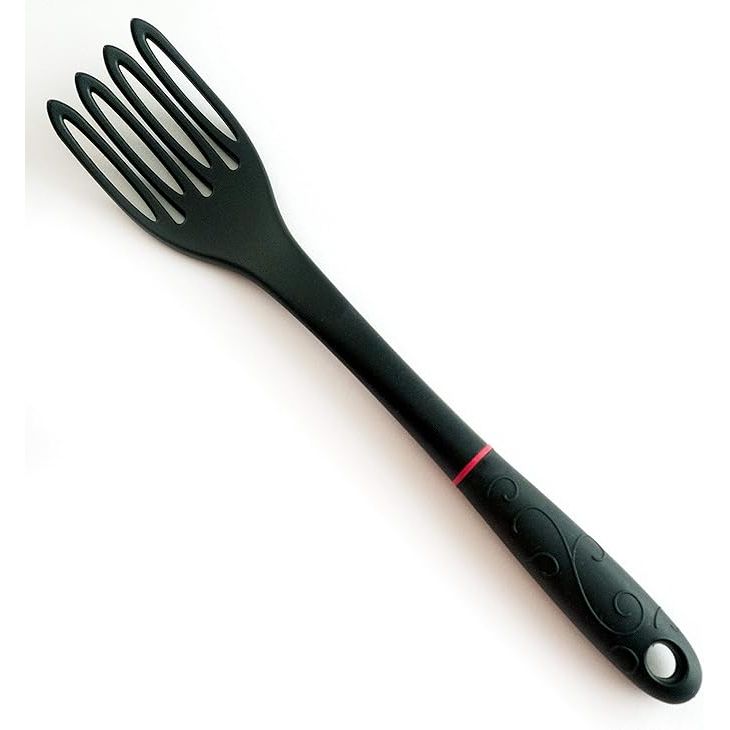 The Norpro 1728 Grip-EZ Fiskie is a revolutionary 11-inch kitchen utensil that combines the functions of a fork and a whisk in one convenient tool. The unique Fiskie design features a whisk at one end and a fork at the other, making it easy to whisk, mix, and serve a variety of dishes with ease.