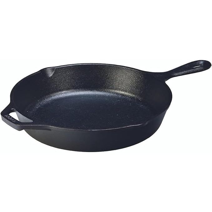 The Lodge 10.25 inch Cast Iron Skillet is a top-quality cooking essential that is both durable and versatile. Crafted from high-grade cast iron, this skillet comes pre-seasoned for immediate use. The teardrop handle ensures a comfortable grip for easy handling while cooking.
Perfect for a variety of cooking methods, this skillet's 10.