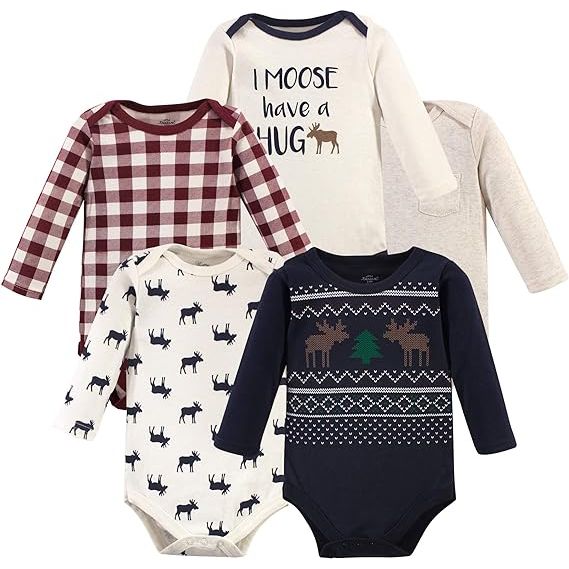 Little Treasure Unisex Baby Cotton Bodysuits are soft and comfortable one-piece garments designed for infants. Made from 100% cotton, these bodysuits are gentle on baby's delicate skin and provide a breathable and cozy fit. The lap shoulder design and snaps at the bottom make it easy to put on and take off, making diaper changes a breeze.