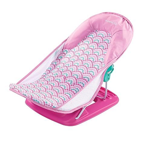 The Summer Infant Deluxe Baby Bath Seat is a versatile and convenient bathing accessory for your little one. It is designed to be used in either a sink or bathtub, providing a safe and secure place for your baby to sit during bath time.