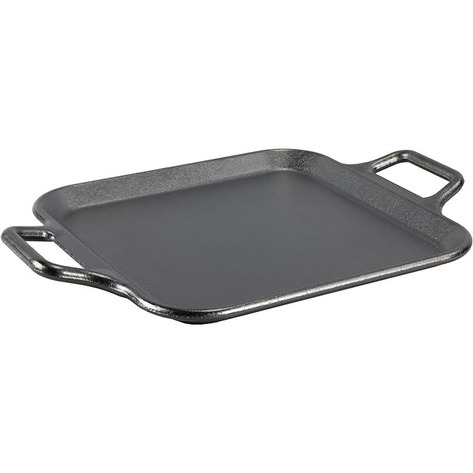 Experience the ultimate versatility with the Lodge BOLD 12 Inch Seasoned Cast Iron Square Griddle, your go-to cooking tool for all your culinary creations. From fluffy pancakes to juicy steaks, this griddle is perfect for any meal preparation.