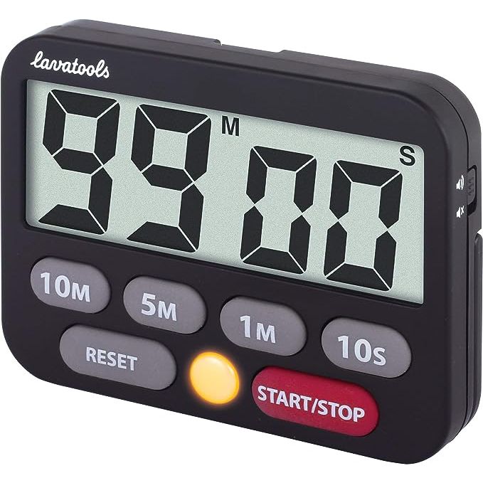 The KT3 Kitchen Timer & Stopwatch is a must-have tool for anyone looking to keep track of time in the kitchen or classroom. With its large, easy-to-read digits and loud alarm, you'll never miss when your time is up.