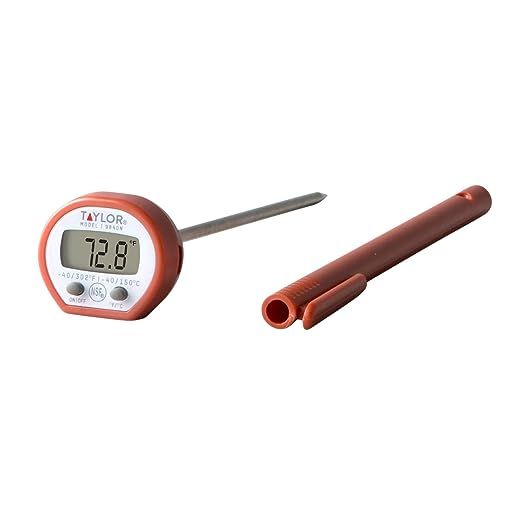 The Taylor Instant Read Digital Meat Food Grill BBQ Cooking Kitchen Thermometer is a must-have tool for accurately measuring the internal temperature of various types of foods, from meats to fish.