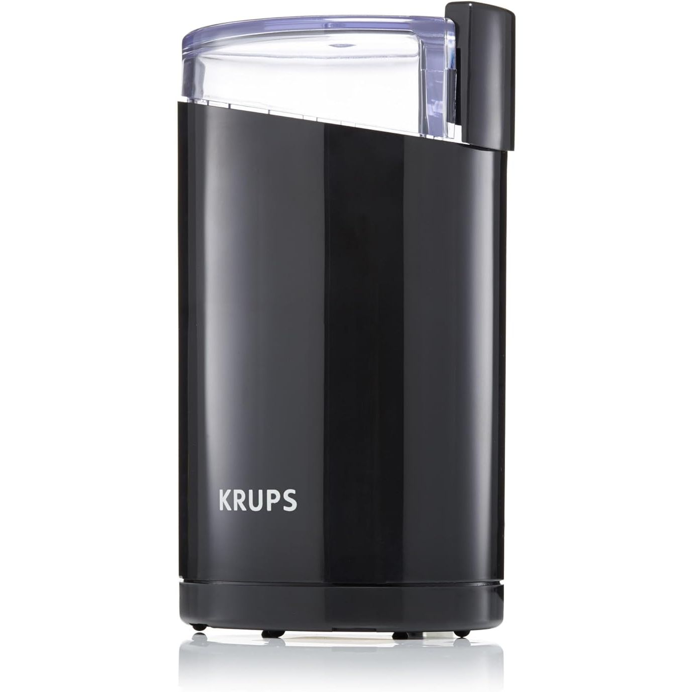 The Krups One-Touch Coffee and Spice Grinder is the ultimate kitchen companion, offering convenience and versatility in one sleek appliance. With a generous 3-ounce bean hopper, this grinder can handle up to 12 cups of coffee or effortlessly grind spices, dry herbs, and nuts for all your culinary needs.