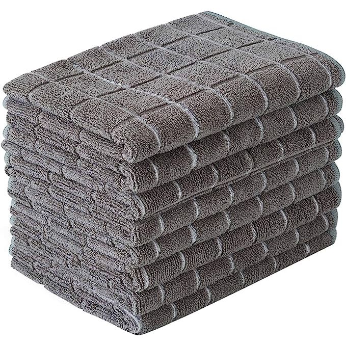Upgrade your kitchen cleaning routine with this versatile 8-pack set of microfiber dish towels. Boasting a soft texture, high absorbency, and lint-free properties, these towels are perfect for drying dishes, wiping countertops, and cleaning up spills.