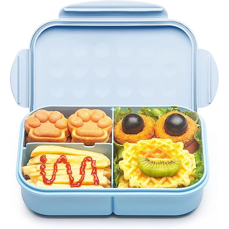 The MISS BIG Bento Box Lunch Box Kids is a convenient and practical lunch box for kids. It is designed with leakproof compartments to keep food fresh and prevent spills. This lunch box is ideal for on-the-go meals and snacks.
The Mom’s Choice Kids Lunch Box is made without BPAs and chemical dyes, making it a safe option for children.