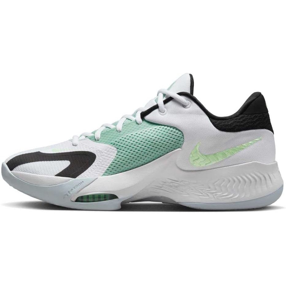 Experience superior performance on the basketball court with the Nike Men's Zoom Freak 4 Basketball Shoes. These shoes are equipped with a responsive cushioning system featuring a Zoom Air unit in the forefoot, providing explosive energy return and excellent impact protection.