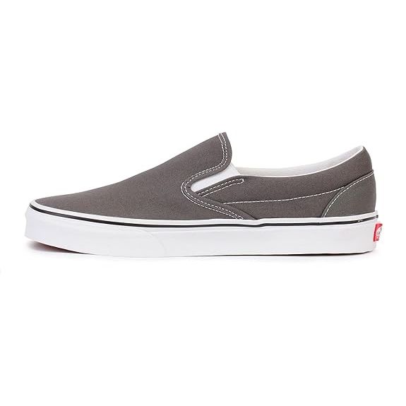 The Vans Adult Unisex Classic Slip-On Shoes are a must-have in the world of fashion, recognized for their iconic slip-on style and comfortable fit. Made with a canvas upper, elastic side accents, and a padded collar, these shoes offer both support and style.