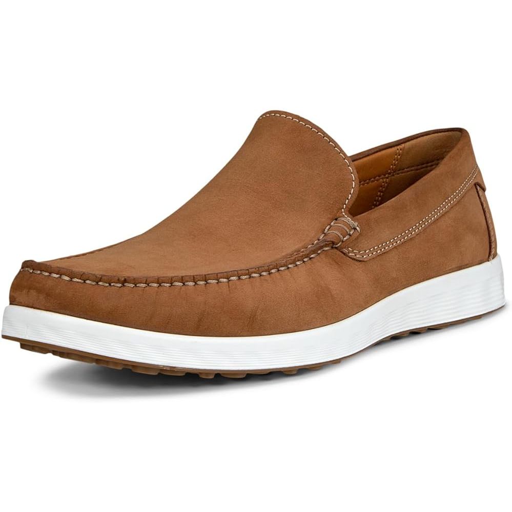 The ECCO Men's S Lite Moc Classic Driving Style Loafer is a sleek and comfortable shoe for men seeking a balance of style and ease. With its modern design and classic moc toe detail, this loafer is perfect for a wide range of occasions, from casual outings to semi-formal events.