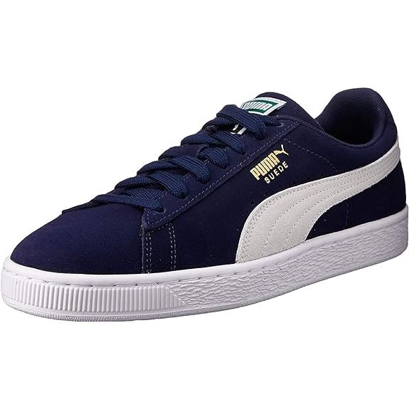 Experience timeless style with the PUMA Select Men's Suede Classic XXI Sneakers, a modern take on an iconic design. Crafted with a premium suede upper and classic PUMA Formstrip detailing, these sneakers offer a stylish look that never goes out of fashion.