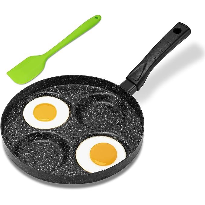 Elevate your breakfast game with the MyLifeUNIT Aluminum 4-Cup Egg Frying Pan, designed for the modern home chef who values efficiency and quality. Crafted from premium aluminum and enhanced with a superior non-stick coating, this pan promises a seamless egg-cooking experience with easy-cleanup perks.