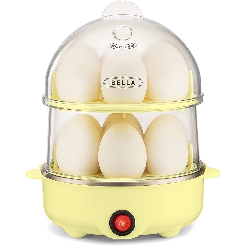 Discover the ease of preparing your favorite egg dishes with the BELLA Rapid Electric Egg Cooker, your ultimate kitchen companion for hassle-free, perfectly cooked eggs. This electric marvel boasts a generous 14-egg capacity, enabling you to whip up enough eggs to delight the entire family or cater to a weekend brunch crowd.